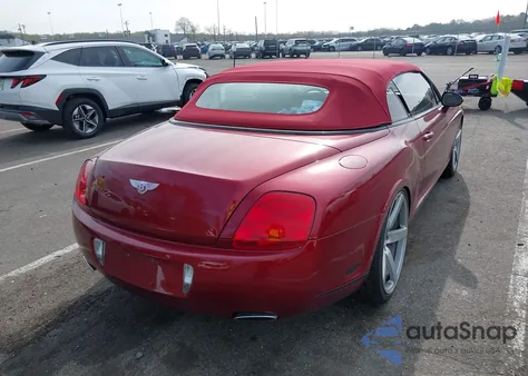 2007 Bentley Continental Gtc z USA, uszkodzony, nr VIN SCBDR33W87C049953